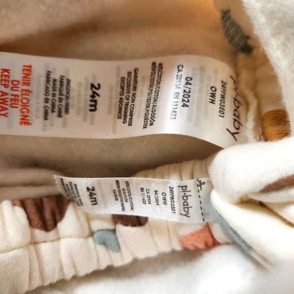 Polka Dot Romper&Headband Set 24 Months with Fleece Animal Pocket - Picture 7 of 8